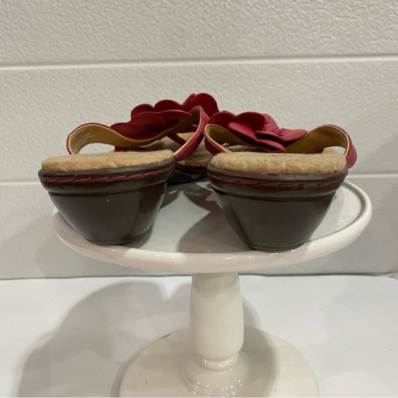 B.O.C. Born Concept Pink Flower Sandals Small Heel Women’s Size 7 - Picture 7 of 11